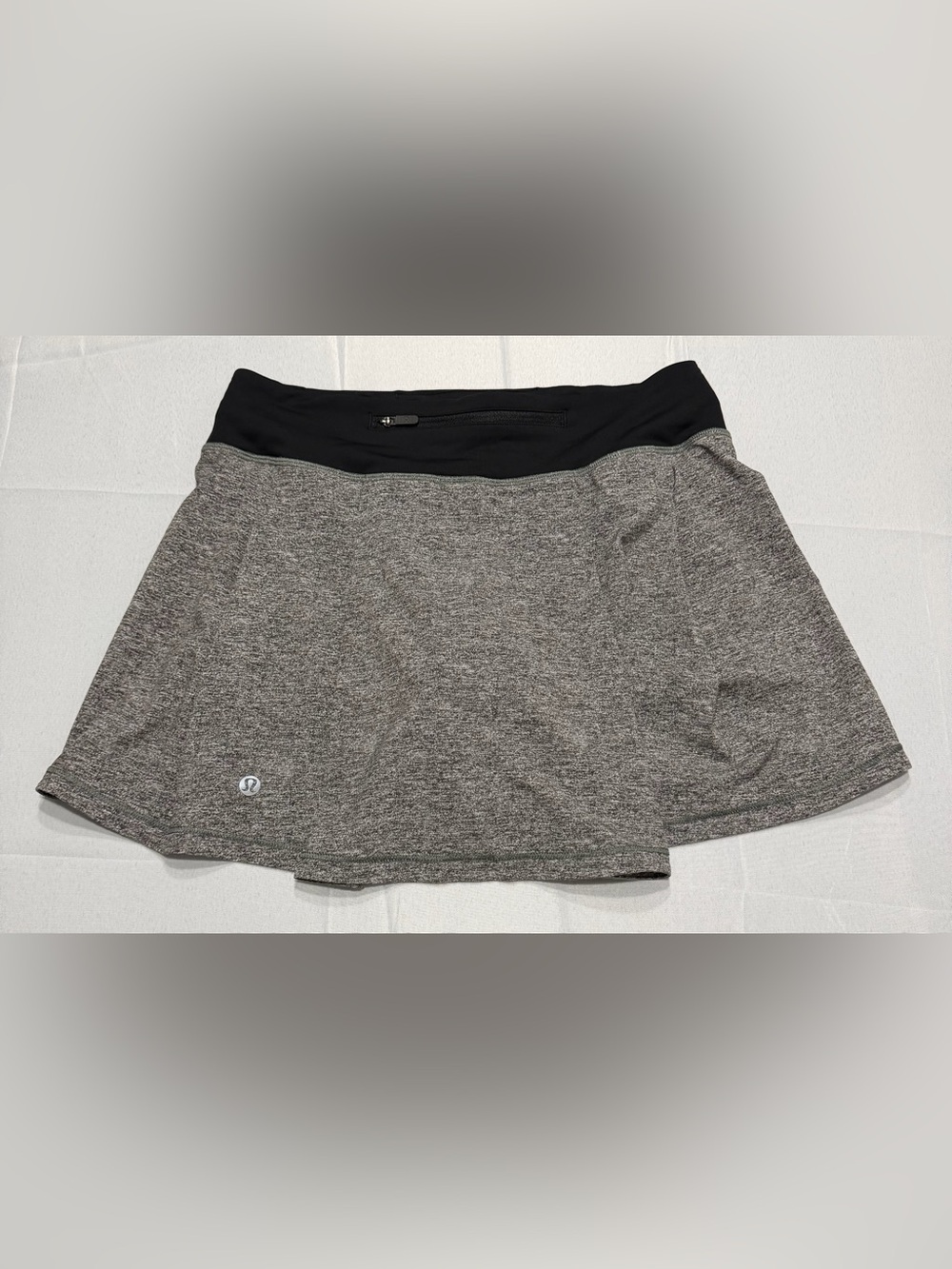 Lululemon Pace Rival Tall Skirt Size 4 Heather Lux Multi Black 15” Tennis Run